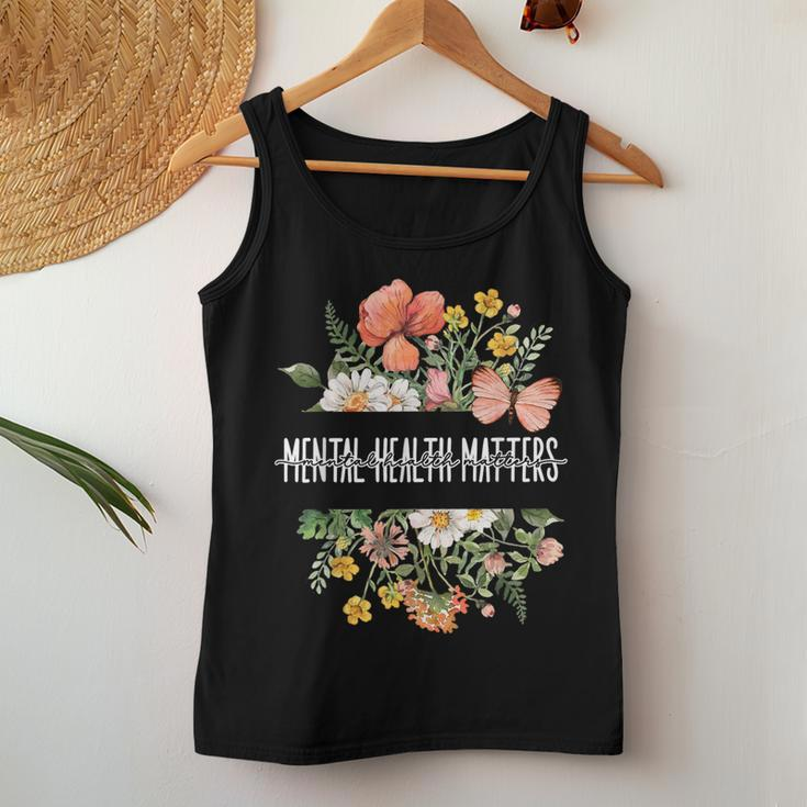 Mental Health Matters Be Kind Mental Awareness Kindness Women Tank Top Unique Gifts