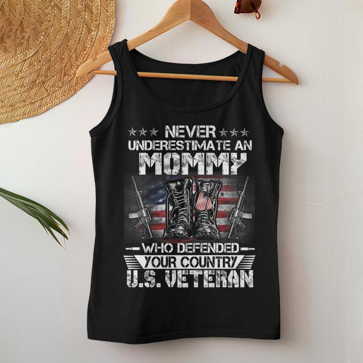 Us Veteran Mommy Veterans Day Us Patriot Patriotic Women Tank Top Basic Casual Daily Weekend Graphic Funny Gifts