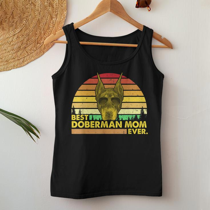 Vintage Best Doberman Mom Ever Dog Mommy Mother Women Tank Top Unique Gifts
