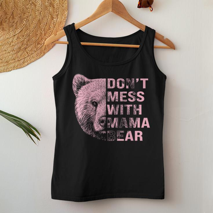 Vintage Dont Mess With Mama Bear Women Women Tank Top Unique Gifts