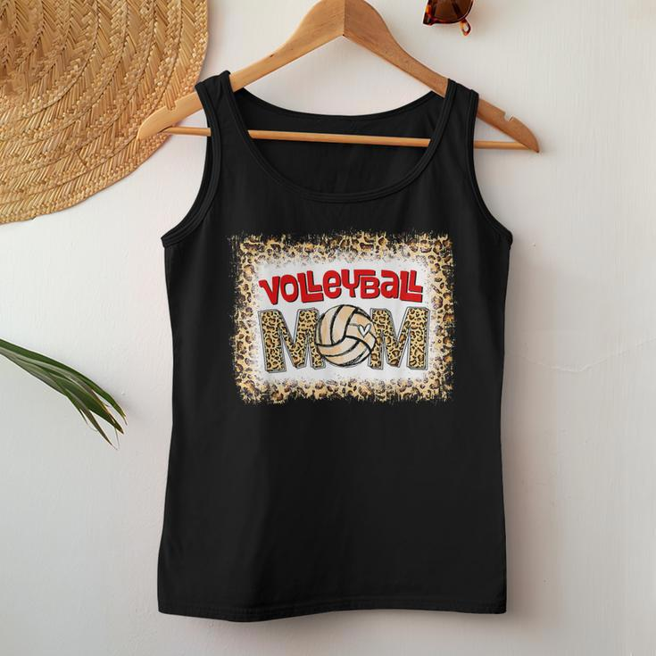 Volleyball Mom Leopard Sport Ball Mom Women Tank Top Unique Gifts