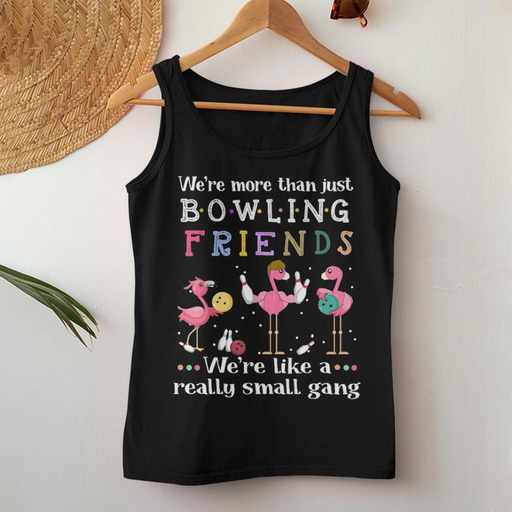 Were More Than Just Bowling Friends Flamingos Women Tank Top Basic Casual Daily Weekend Graphic Funny Gifts