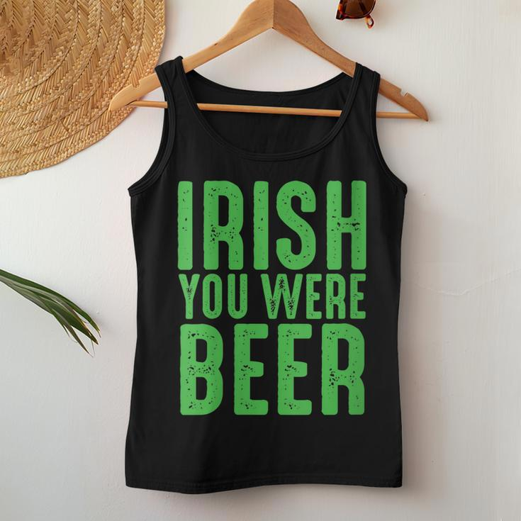 Womens Irish You Were Beer Funny St Patricks Day Women Tank Top Basic Casual Daily Weekend Graphic Funny Gifts