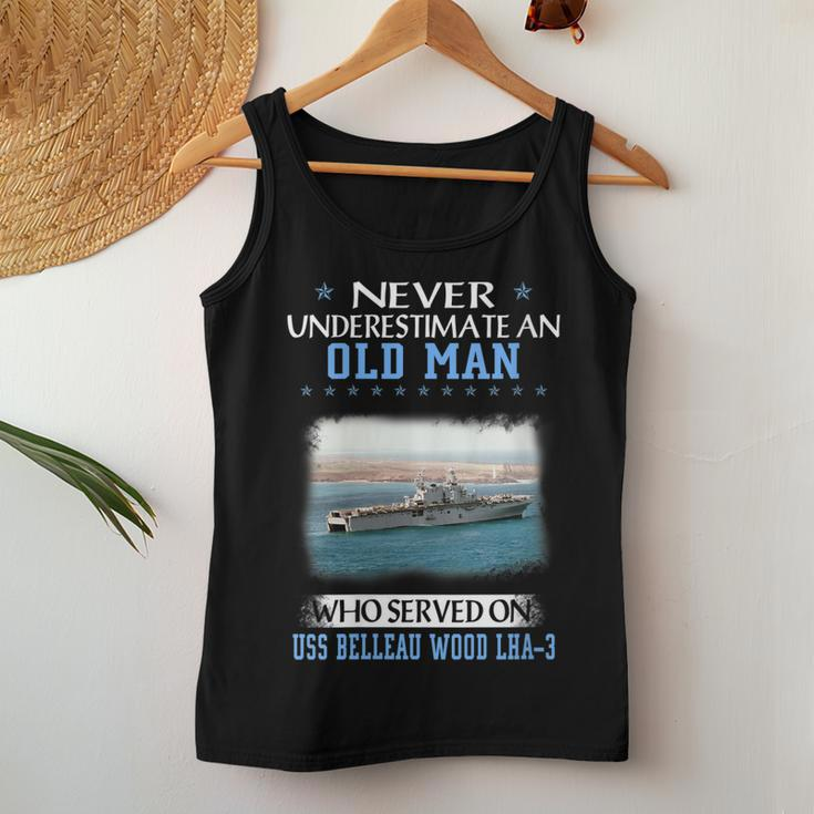 Womens Uss Belleau Wood Lha-3 Veterans Day Father Day Women Tank Top Basic Casual Daily Weekend Graphic Funny Gifts
