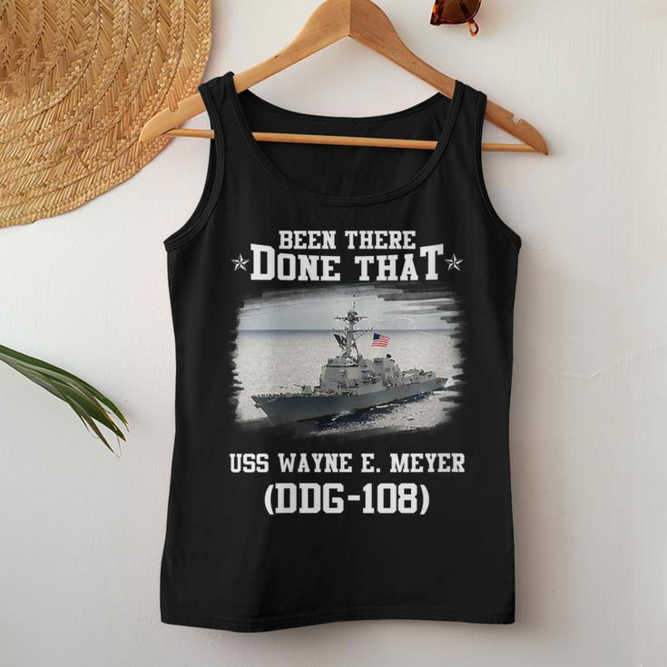 Womens Uss Wayne E Meyer Ddg-108 Destroyer Class Father Day Women Tank Top Basic Casual Daily Weekend Graphic Funny Gifts