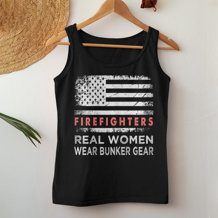 Womens Womens Firefighter Female Fire Fighter Firefighting Mom Women Tank Top Basic Casual Daily Weekend Graphic Funny Gifts