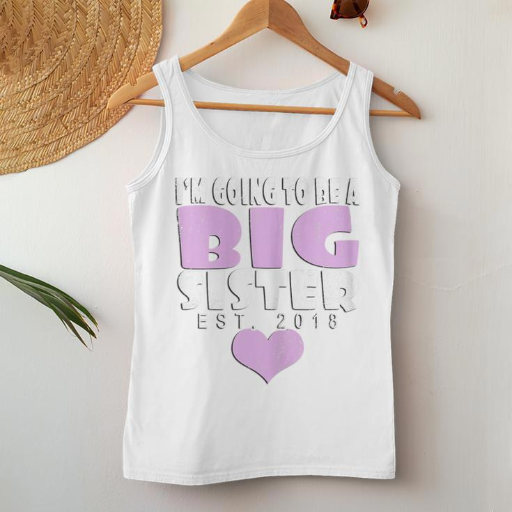 Cute I Am Going To Be A Big Sister Baby AnnouncementWomen Tank Top Unique Gifts
