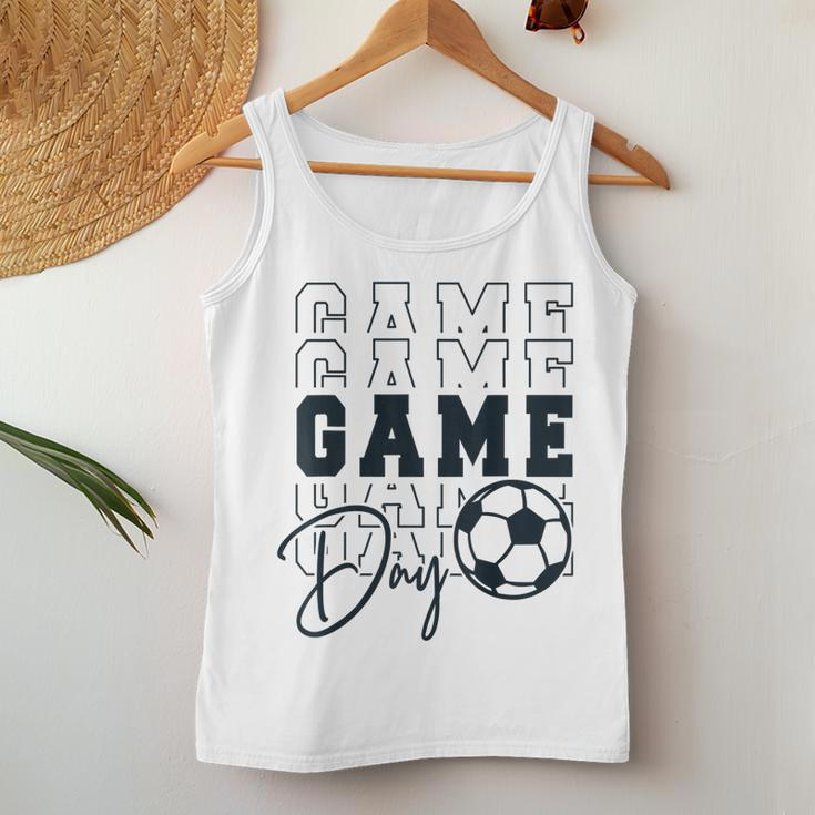 Game Day Soccer Mirror Soccer Mom Soccer Vibes Cool Women Tank Top Unique Gifts