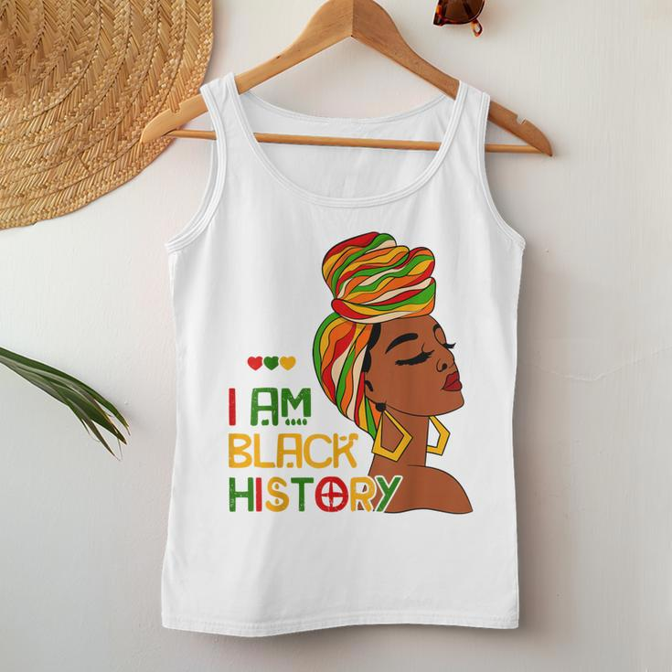 I Am Black History Month African American For Womens Girls V2 Women Tank Top Basic Casual Daily Weekend Graphic Personalized Gifts