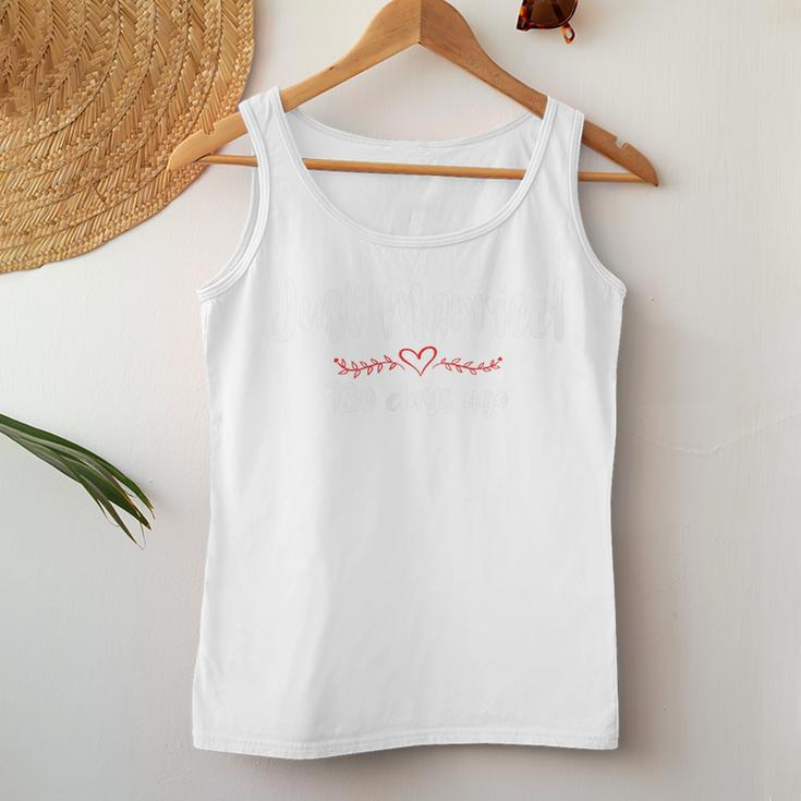 Womens Just Married 730 Days Ago - 2Nd Wedding Anniversary Women Tank Top Unique Gifts