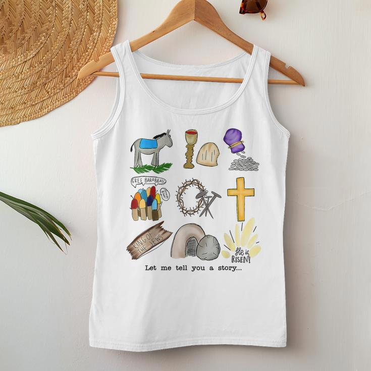 Let Me Tell You A Story Jesus Religious Christian Easter Women Tank Top Unique Gifts