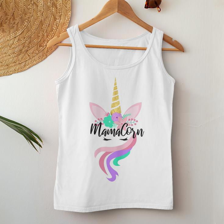 Womens Mamacorn Cute UnicornShirt For Mom Mommy Women Tank Top Unique Gifts