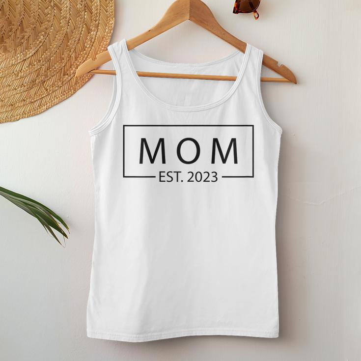 Mom Est 2023 Promoted To Mother 2023 First Women Tank Top Unique Gifts