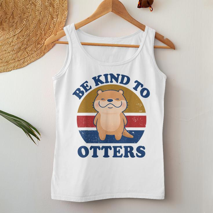 Otter- Be Kind To Otters Funny Kids Men Women Boy Gifts Women Tank Top Basic Casual Daily Weekend Graphic Funny Gifts
