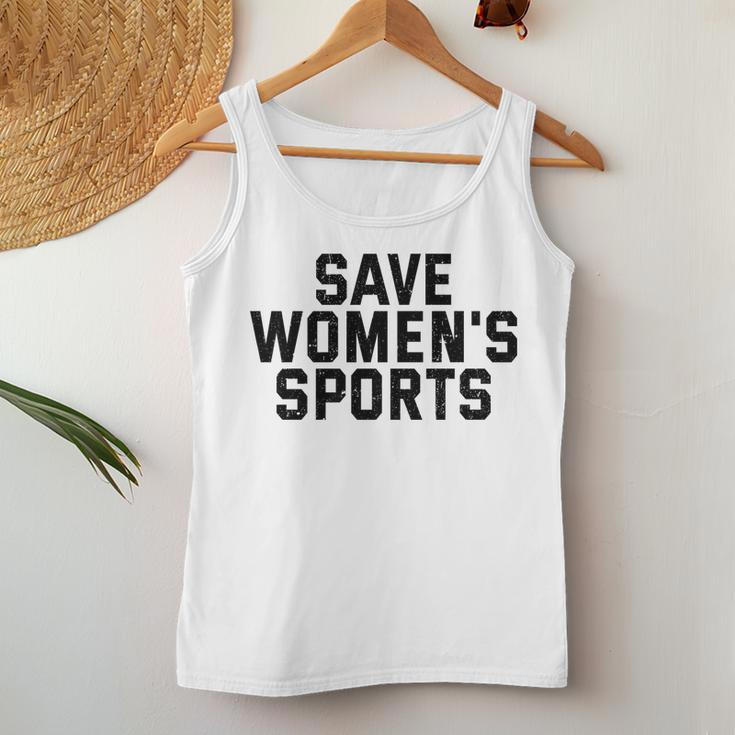Save Womens Sports Support Womens Athletics Vintage Retro Women Tank Top Unique Gifts