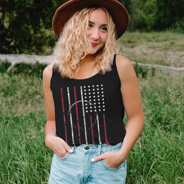 American Flag Vintage Hockey Flag Dad Mom Gift Women Tank Top Basic Casual Daily Weekend Graphic Gifts for Her