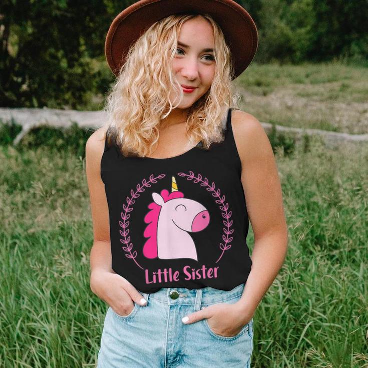 Awesome Little Sister Unicorn Kids Women Tank Top Gifts for Her