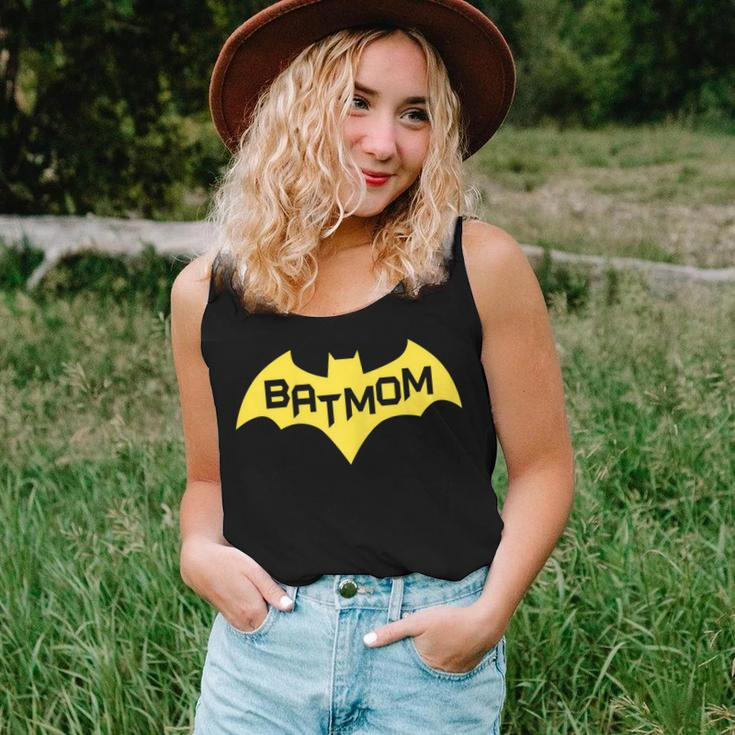 Batmom Mommy Super Hero Bat Mom Cool Woman The Girl Wonder Women Tank Top Gifts for Her