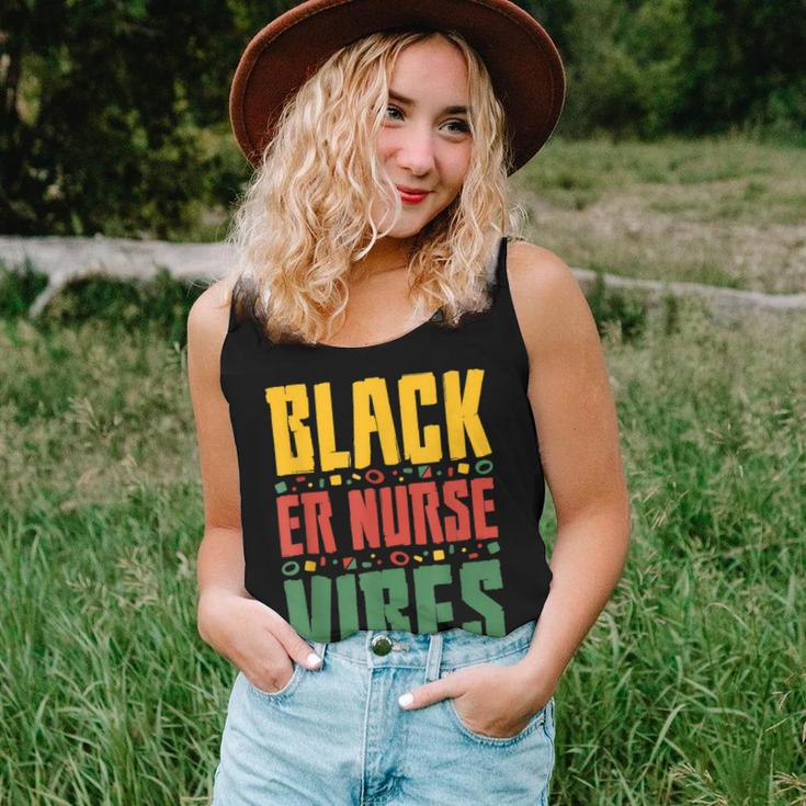 Black Er Nurse Vibes Black History Month Emergency Nurse Women Tank Top Basic Casual Daily Weekend Graphic Gifts for Her