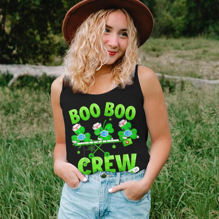 Boo Boo Crew Nurse St Patricks Day Shamrock Face Mask Nurse Women Tank Top Basic Casual Daily Weekend Graphic Gifts for Her