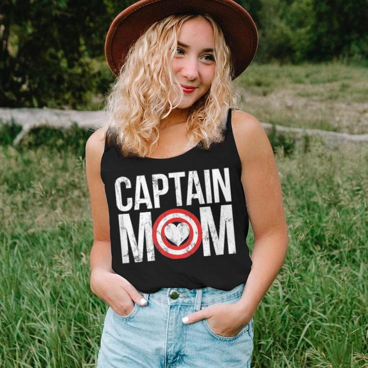 Captain Mom Superhero Child Raising Hero 2838 Women Tank Top Basic Casual Daily Weekend Graphic Gifts for Her
