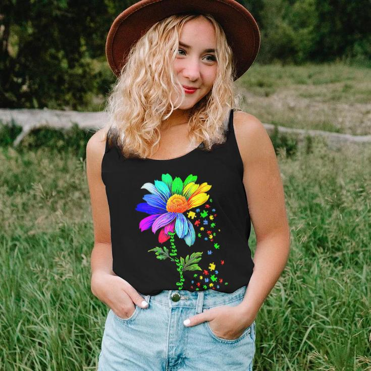 Choose Kind Autism Awareness Month Women Sunflower Mom Women Tank Top Gifts for Her