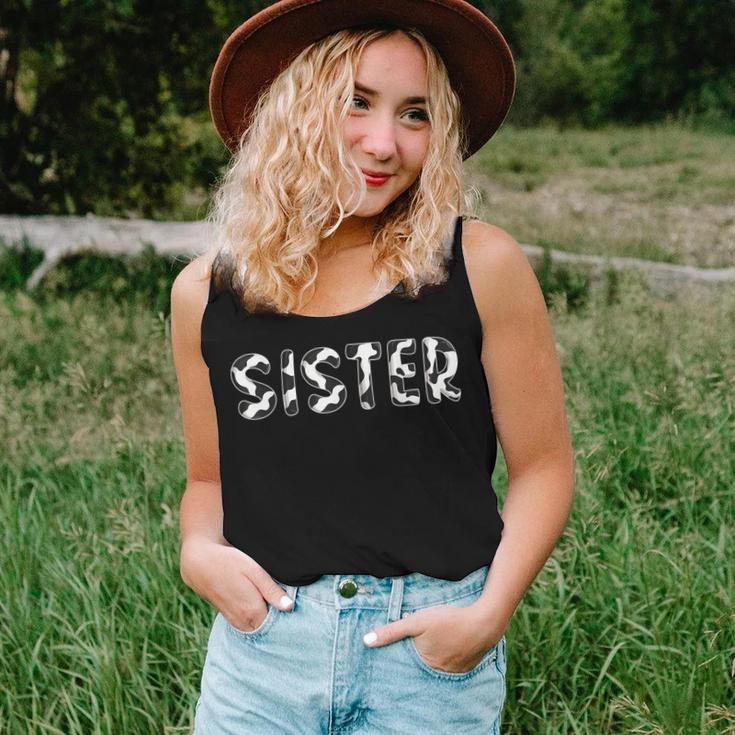 Cow Sister Birthday Family Matching Boy Girl Women Tank Top Gifts for Her