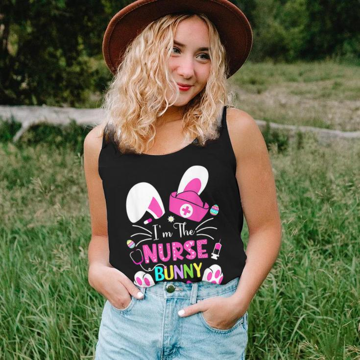 Cute Bunnies Easter Im The Nurse Nurse Life Rn Nursing Women Tank Top Basic Casual Daily Weekend Graphic Gifts for Her
