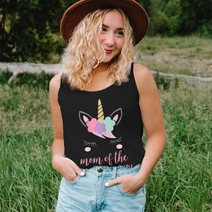 Cute Unicorn Mom Shirt Mom Of The Birthday Girl V2 Women Tank Top Gifts for Her