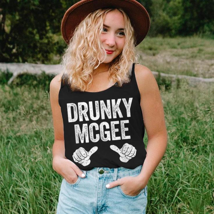 Drunky Mcgee St Patricks Day Couple Women Tank Top Basic Casual Daily Weekend Graphic Gifts for Her