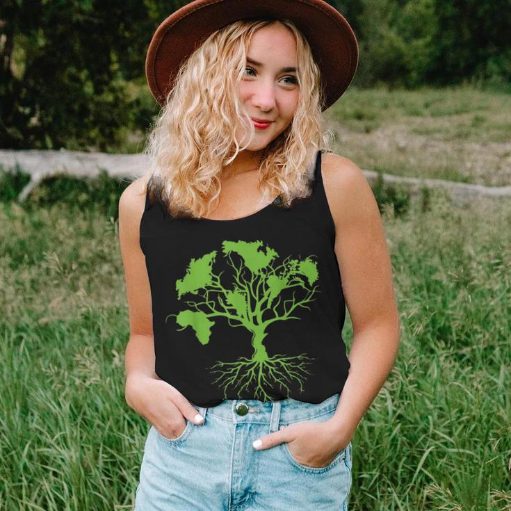Earth Day 2023 Cute World Map Tree Pro Environment Plant Women Tank Top Gifts for Her