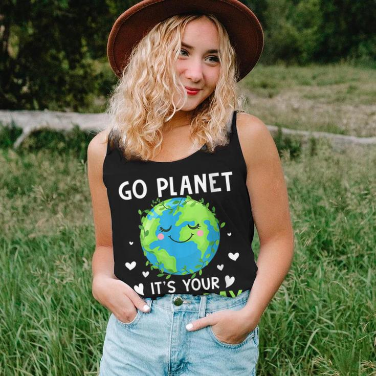 Womens Earth Day 2023 Go Planet Its Your Earth Day Women Tank Top Gifts for Her