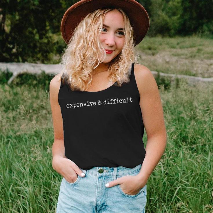 Expensive And Difficult Funny Bougie Bougee Womens Or N Women Tank Top Basic Casual Daily Weekend Graphic Gifts for Her