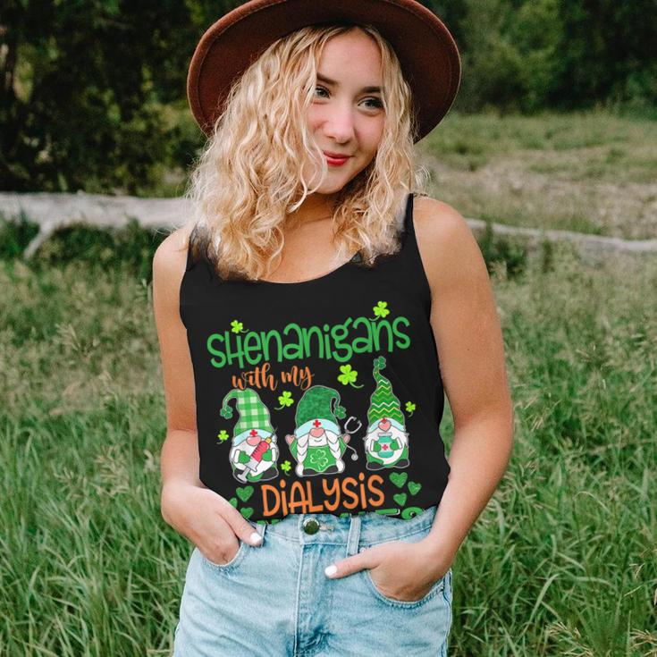 Funny Shenanigans Dialysis Gnomies St Patricks Day Nurse Women Tank Top Basic Casual Daily Weekend Graphic Gifts for Her