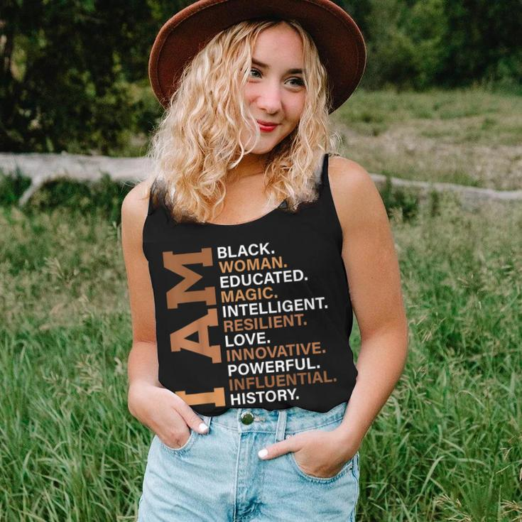 I Am Black Woman Educated Melanin Black History Month Women Women Tank Top Basic Casual Daily Weekend Graphic Gifts for Her