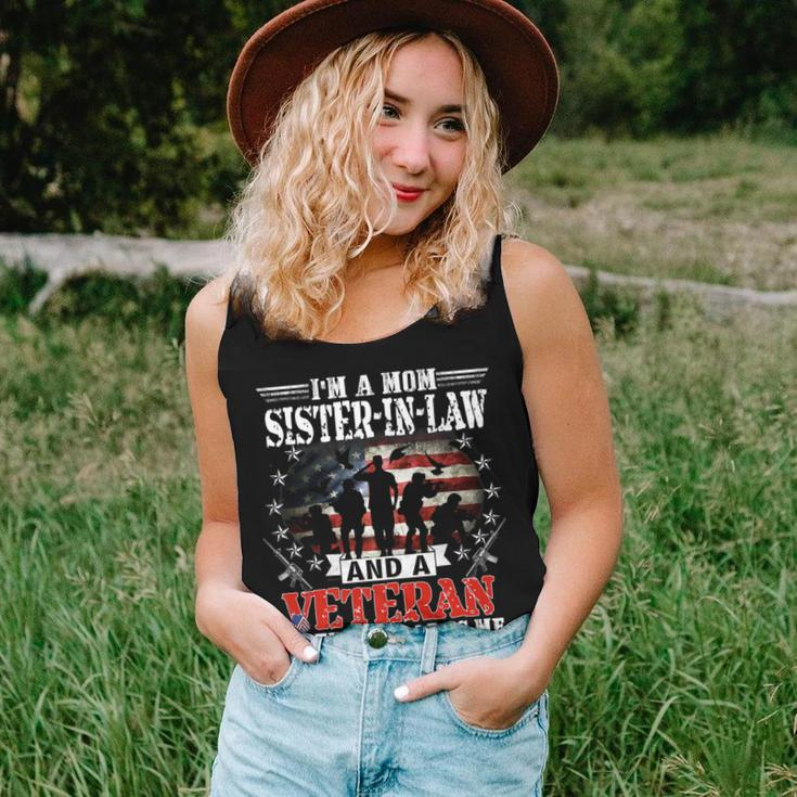 Im A Mom Sister-In-Law Veteran Mothers Day Funny Patrioitc Women Tank Top Basic Casual Daily Weekend Graphic Gifts for Her