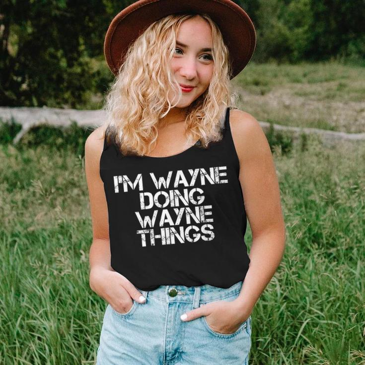Im Wayne Doing Wayne Things Funny Christmas Gift Idea Women Tank Top Basic Casual Daily Weekend Graphic Gifts for Her