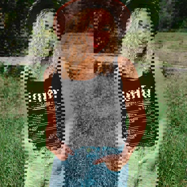 Jennifer Nutrition Personalized Name Christmas Women Tank Top Gifts for Her