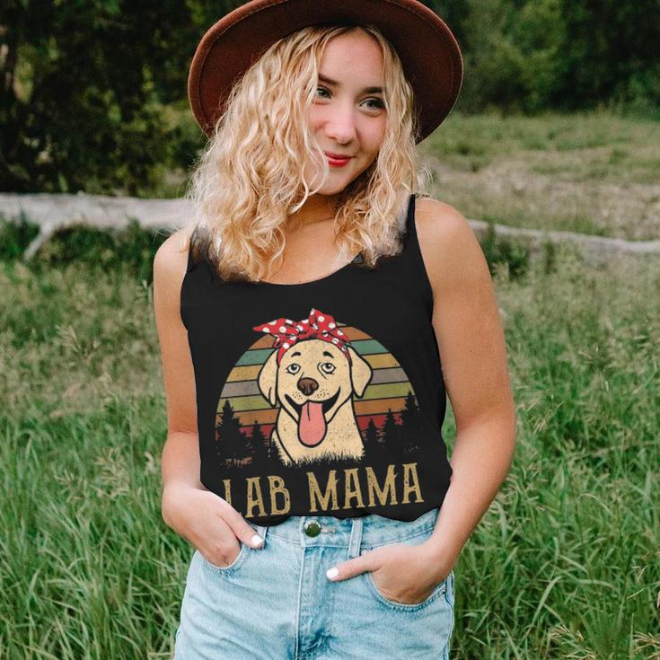 Lab Mama Labrador Retro Funny Mom Mother Lover Gifts Women Women Tank Top Basic Casual Daily Weekend Graphic Gifts for Her