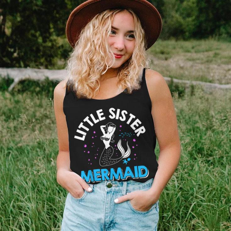 Little Sister Mermaid Matching Family Women Tank Top Gifts for Her
