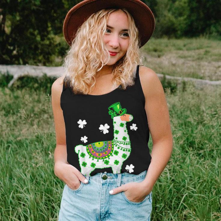 Llamas Lover Leprechaun Llama St Patricks Day Women Tank Top Basic Casual Daily Weekend Graphic Gifts for Her