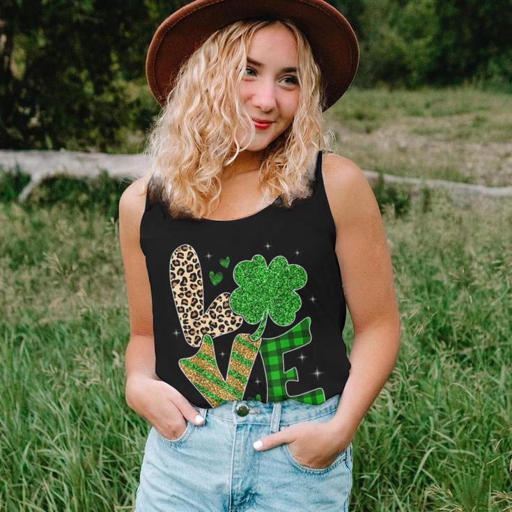 Love Nurse Life Leopard Print Nurse St Patricks Day Shamrock Women Tank Top Basic Casual Daily Weekend Graphic Gifts for Her