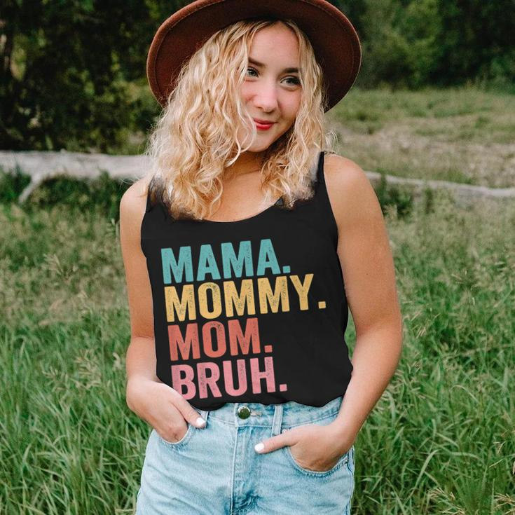Mama To Mommy To Mom To Bruh Mommy And Me Boy Mom Life Women Tank Top Gifts for Her
