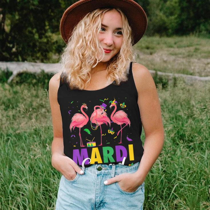 Mardi Squad Jester Flamingo Mardi Gras Fat Tuesday Parade Women Tank Top Basic Casual Daily Weekend Graphic Gifts for Her