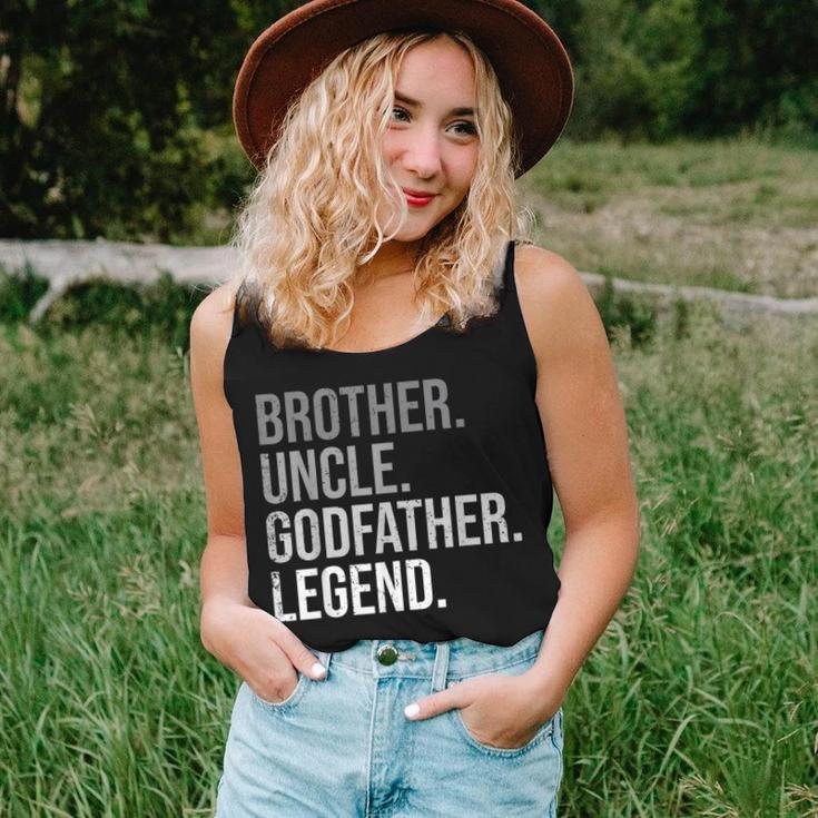 Mens Brother Uncle Godfather Legend Fun Best Uncle Women Tank Top Gifts for Her