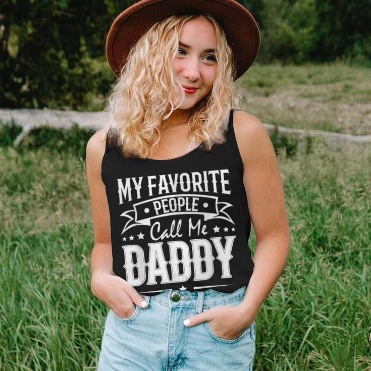 Mens Womens My Favorite People Call Me Daddy Vintage Women Tank Top Basic Casual Daily Weekend Graphic Gifts for Her