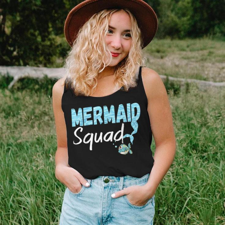 Mermaid Squad Birthday Squad For Party Mom Mama Girls Women Tank Top Gifts for Her