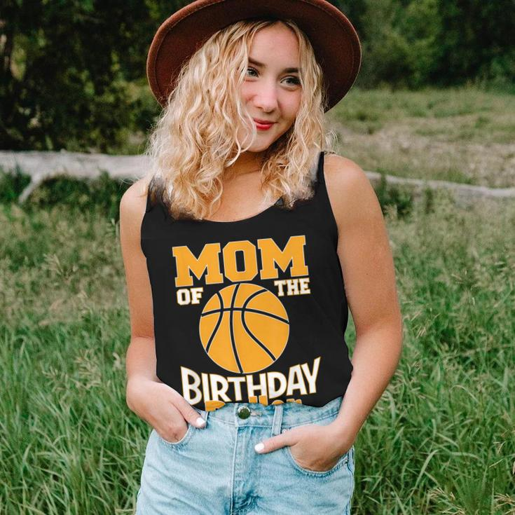 Mom Of The Birthday Baller Basketball Themed Party Women Tank Top Gifts for Her