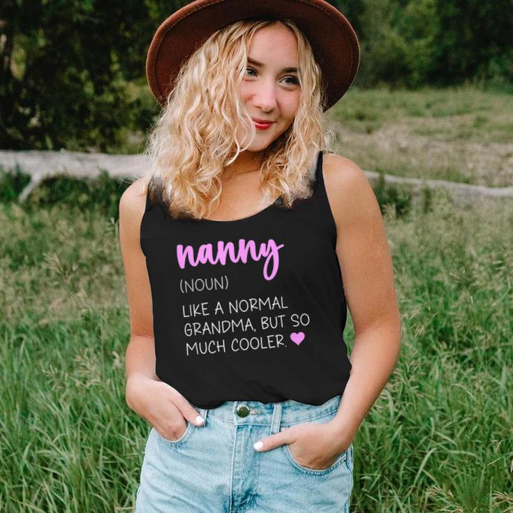 Nanny Definition Cute Grandma Women Tank Top Gifts for Her