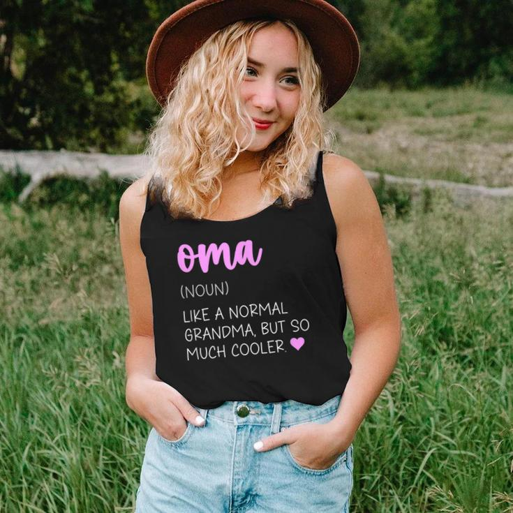 Oma Definition Cute Grandma Women Tank Top Gifts for Her